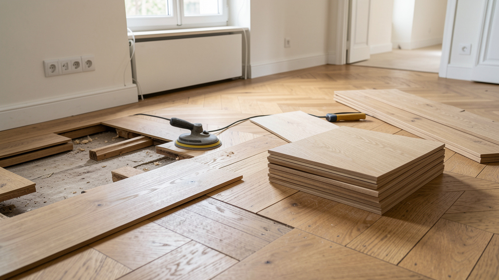 remplacer une lame sans enlever tout le parquet