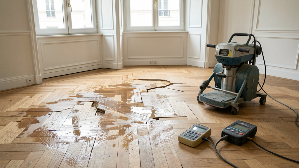 Dégât des eaux sur parquet : qui prend en charge ?