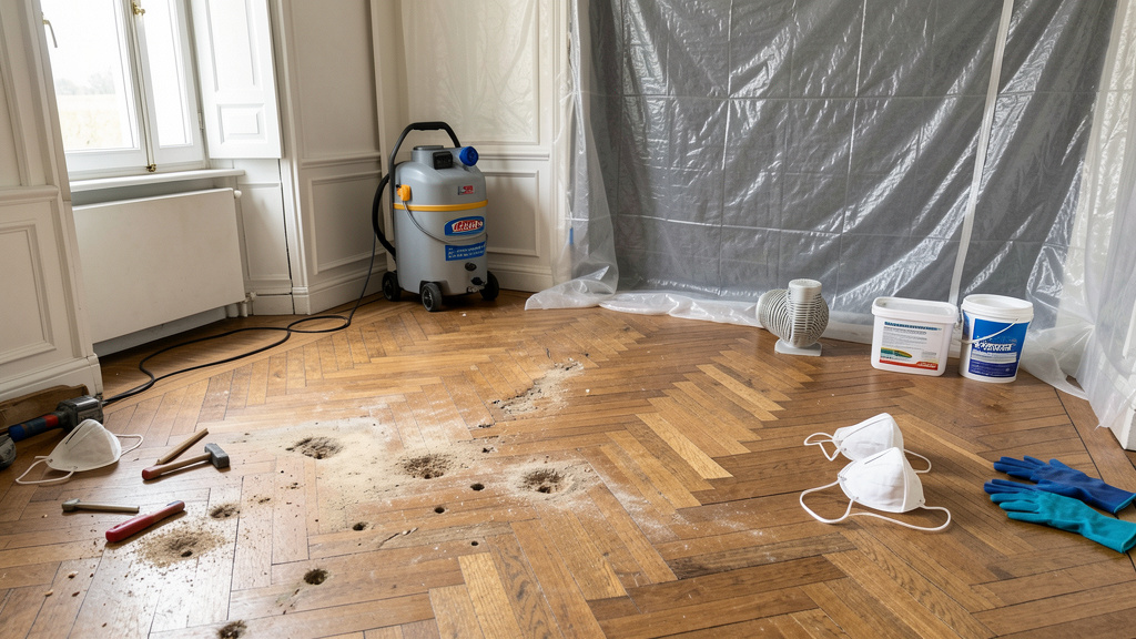 envisager la fumigation pour un parquet