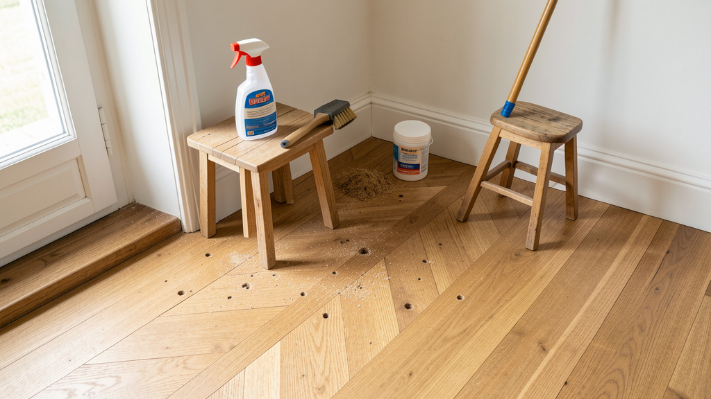 causes d’apparition des insectes dans le parquet