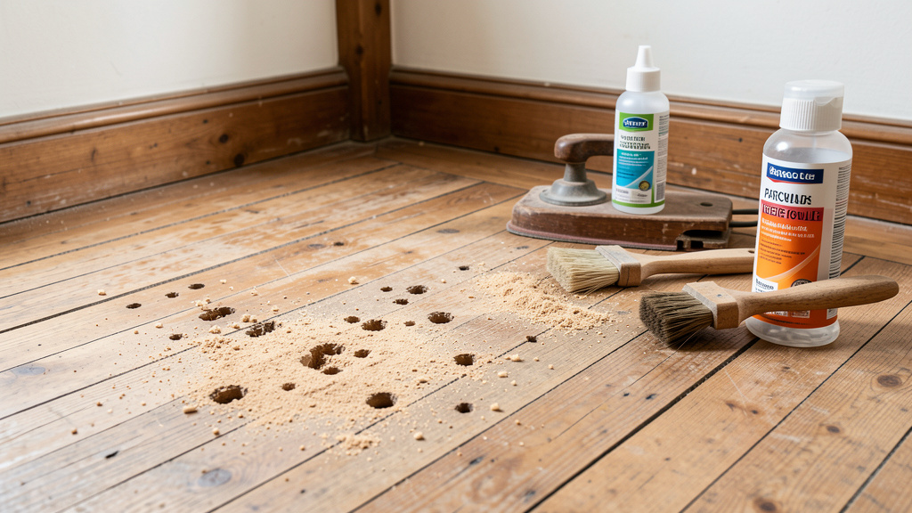 Parquet ancien vermoulu : que faire ? Réparer, traiter ou remplacer ?