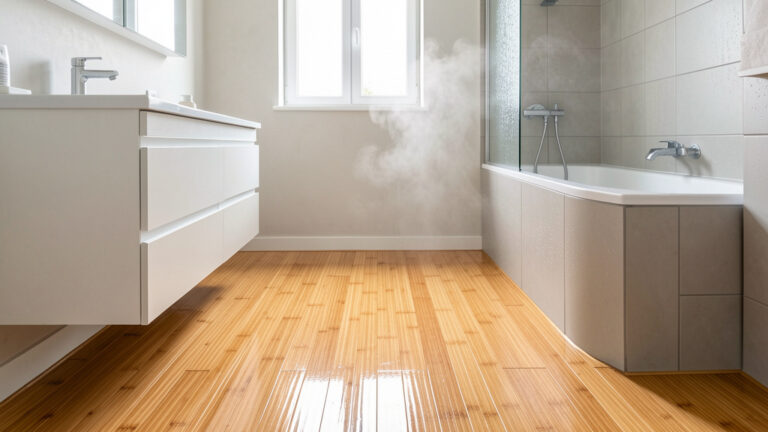 Parquet bambou pour salle de bain : une option chic, écologique… et résistante à l’humidité !
