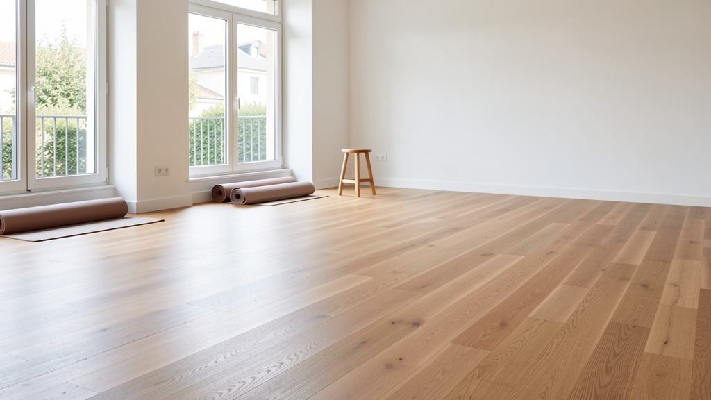 Quel parquet choisir pour un studio de yoga ? Esthétique, confort et harmonie au sol