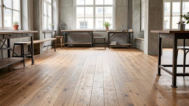 Parquet et déco industrielle : le guide pour un sol brut, chaleureux et stylé
