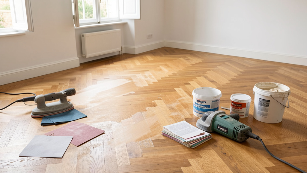 remise à neuf du parquet