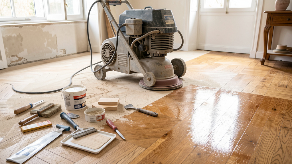 Remise à neuf du parquet : Astuces pour un sol comme neuf