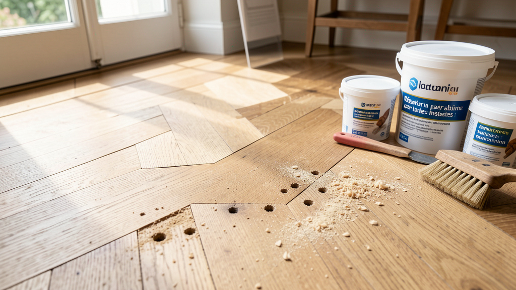Réparer un parquet abîmé par les insectes : solutions efficaces pour sauver votre sol